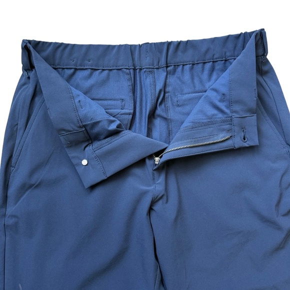 Mizzen+Main Men's Helmsman Jogger Pants Size 33 Blue Tapered Leg Elastic Waist - Picture 5 of 10